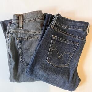 Lot Of 2 Pairs Of Levi’s Women’s Jeans Size 4M